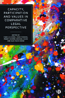 Cover of  Capacity, Participation and Values in Comparative Legal Perspective edited by Kong et al